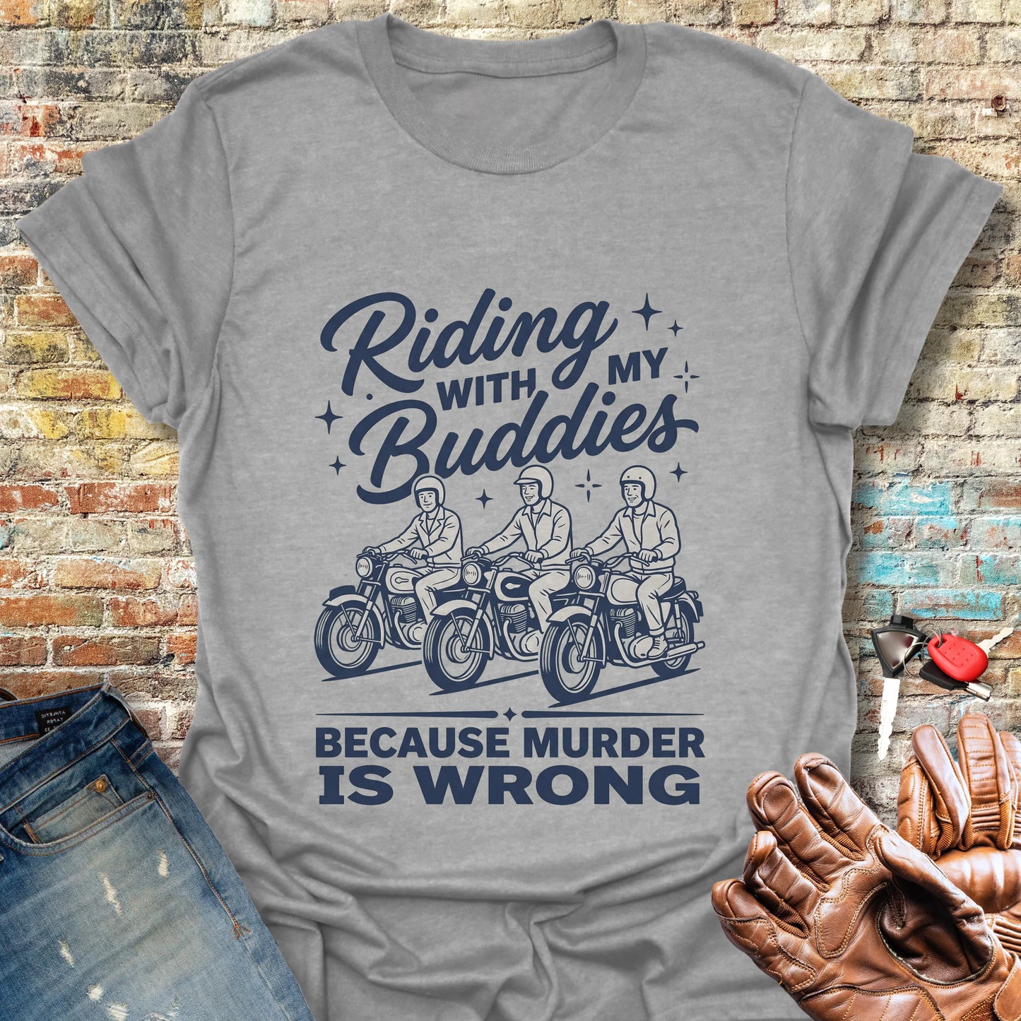 Buddies T-Shirt - Sport Grey