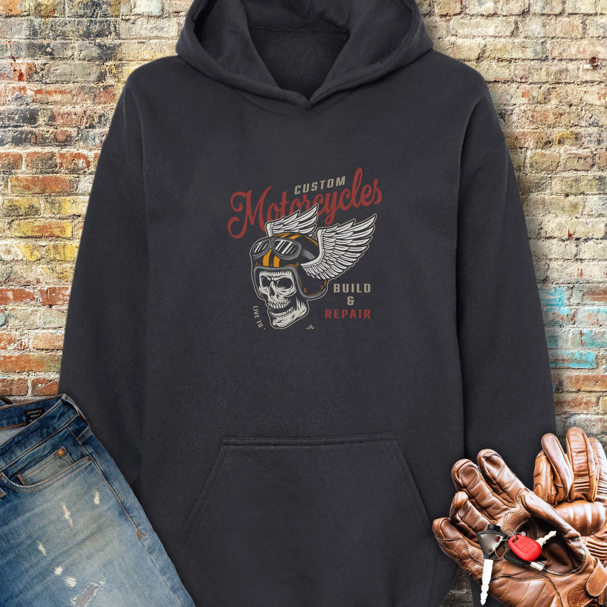 Build Repair Hoodie - Black