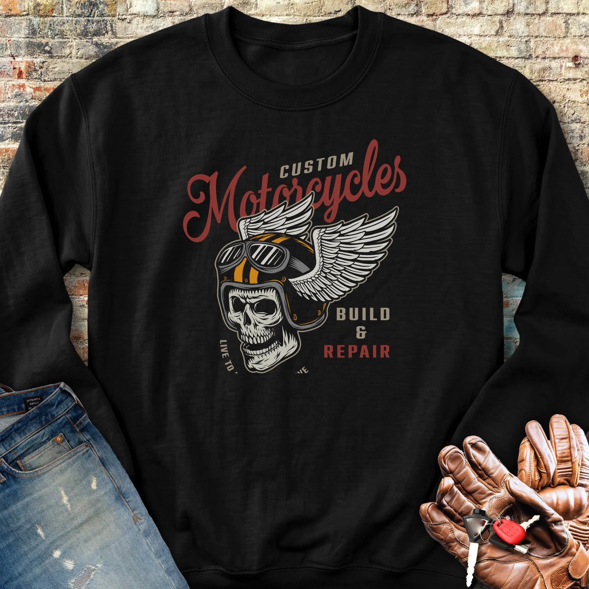 Build Repair Sweatshirt - Black