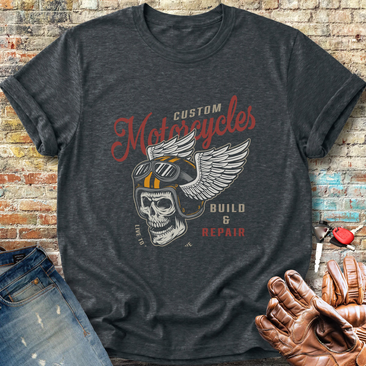 Build Repair Classic T-Shirt - Dark Heather