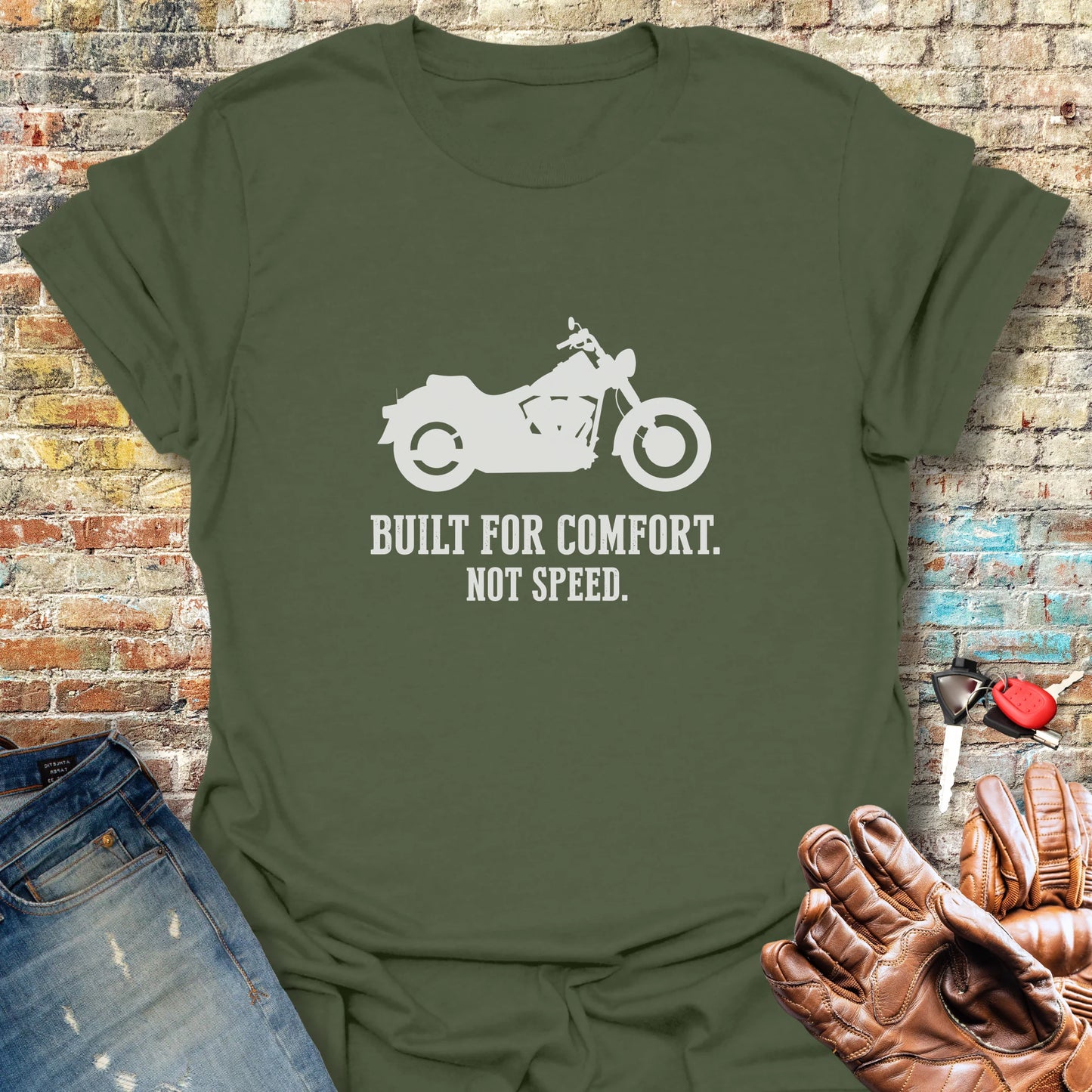 Built For Comfort T-Shirt - Military Green