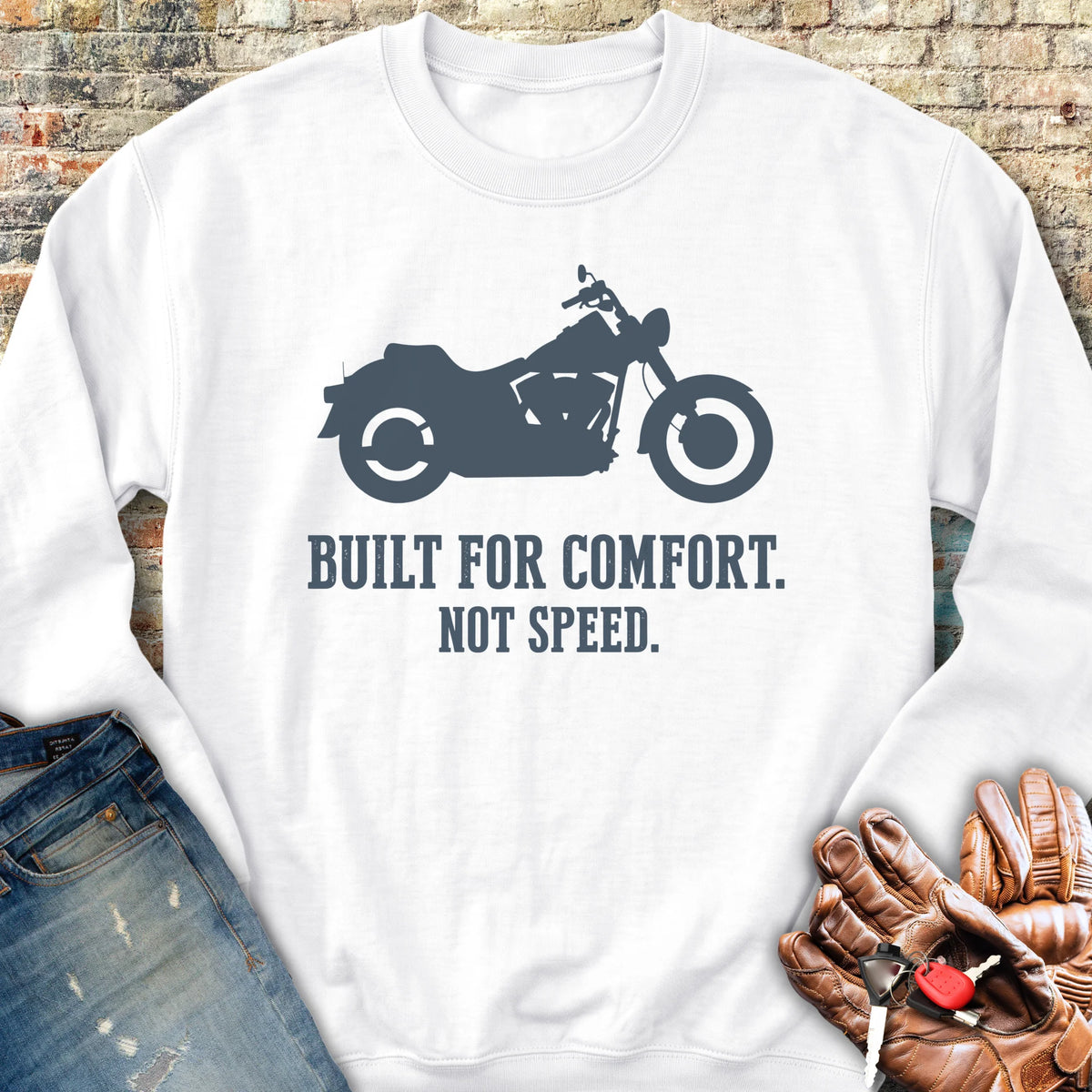 Built For Comfort Sweatshirt - White