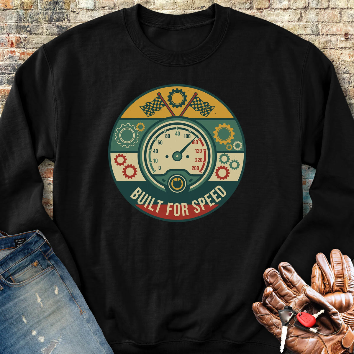 Built For Speed Sweatshirt - Black