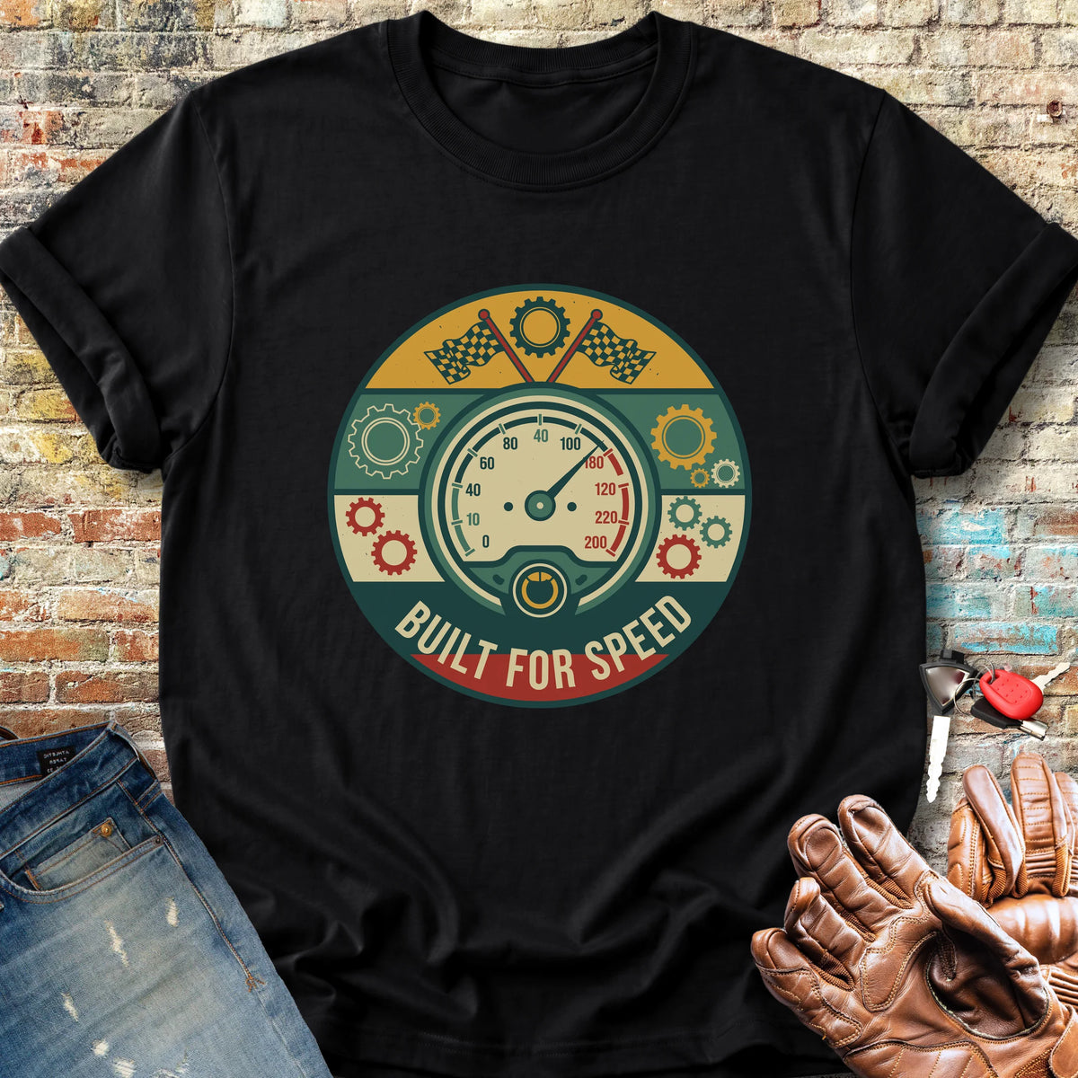 Built For Speed Classic T-Shirt - Black