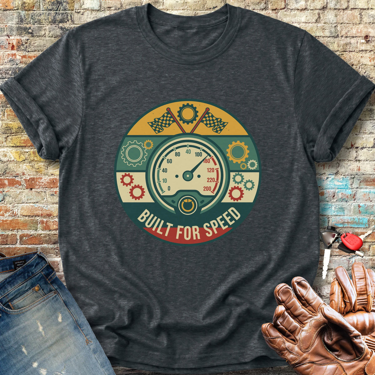 Built For Speed Classic T-Shirt - Dark Heather