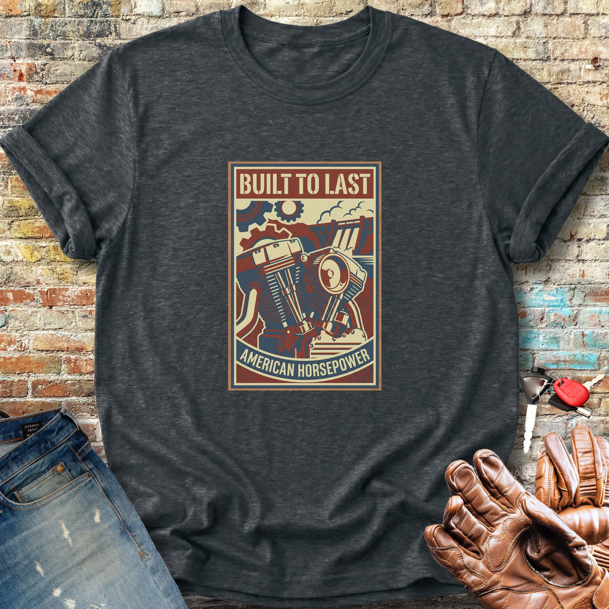 Built To Last Classic T-Shirt - Dark Heather