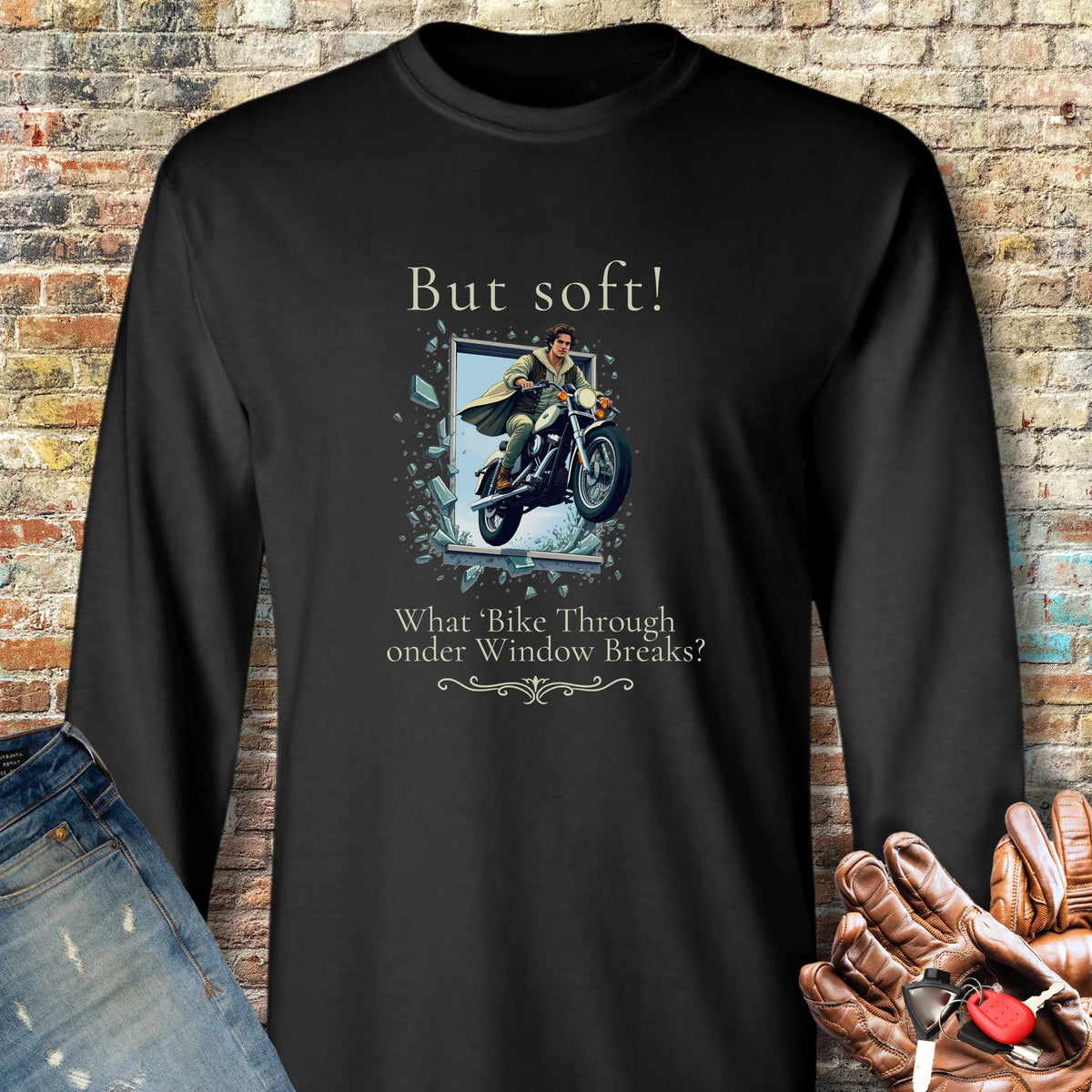 But Soft Long Sleeve T-Shirt - Black