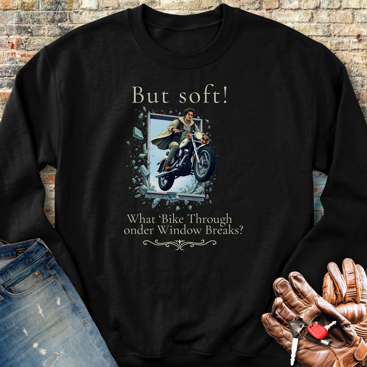 But Soft Sweatshirt - Black