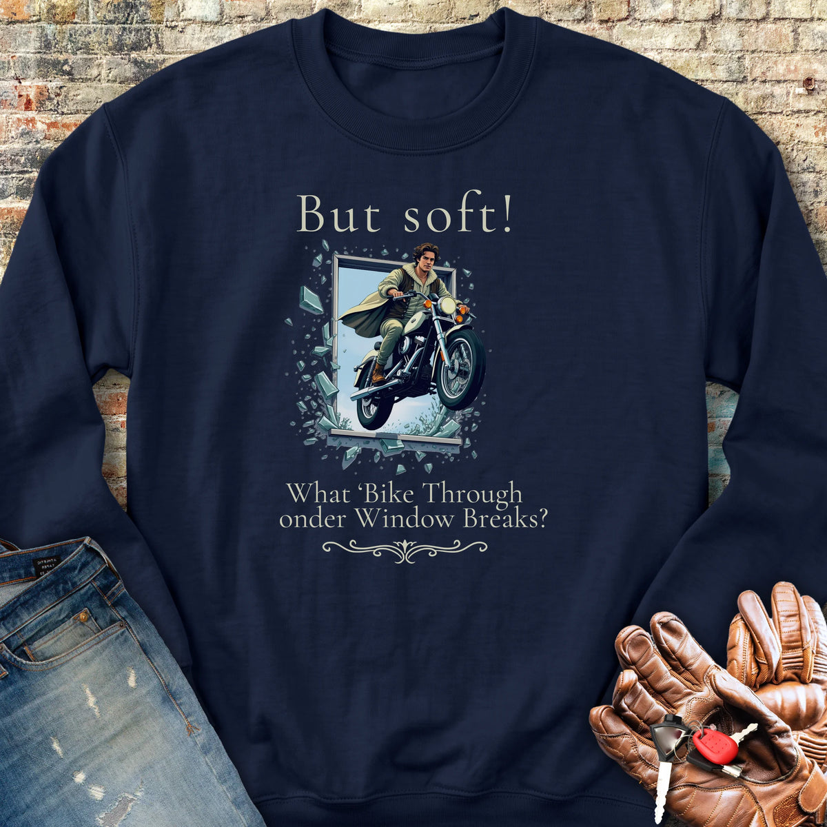 But Soft Sweatshirt - Navy
