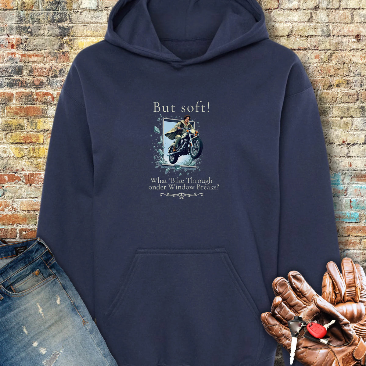 But Soft Hoodie - Navy