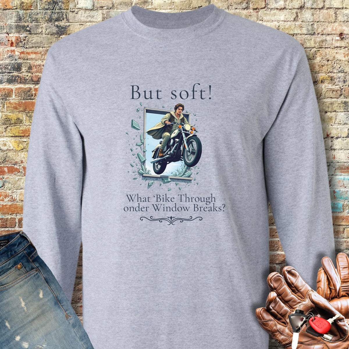 But Soft Long Sleeve T-Shirt - Sport Grey