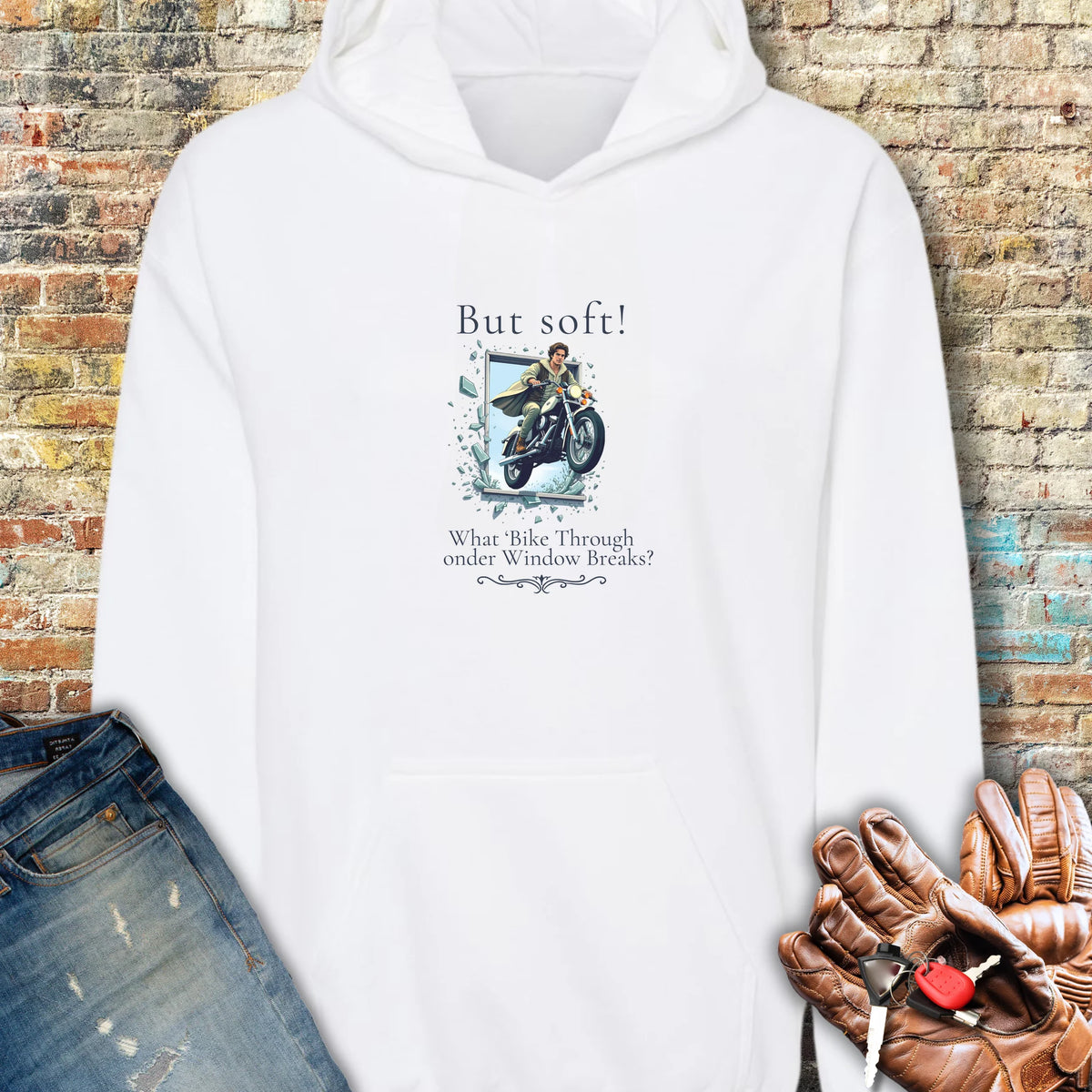 But Soft Hoodie - White