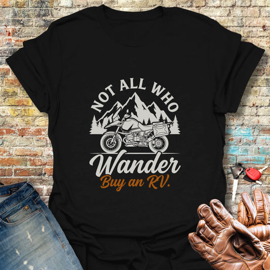 Buy An RV T-Shirt - Black