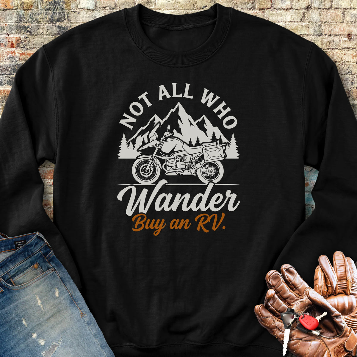 Buy An RV Sweatshirt - Black