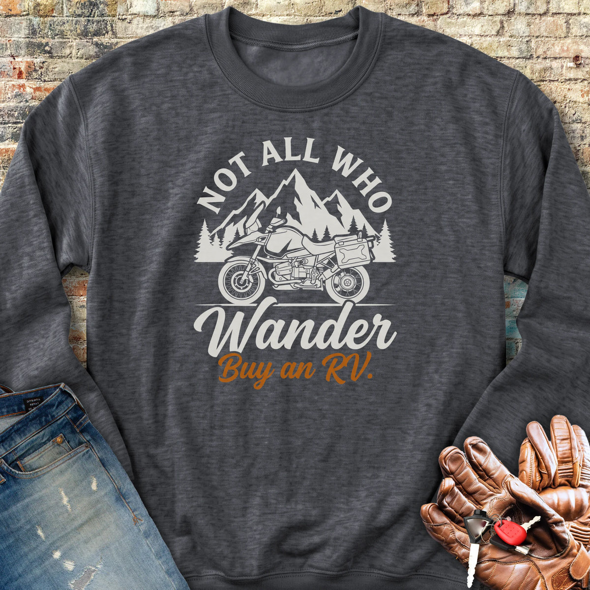 Buy An RV Sweatshirt - Dark Heather