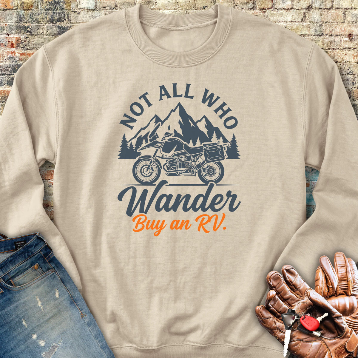 Buy An RV Sweatshirt - Sand