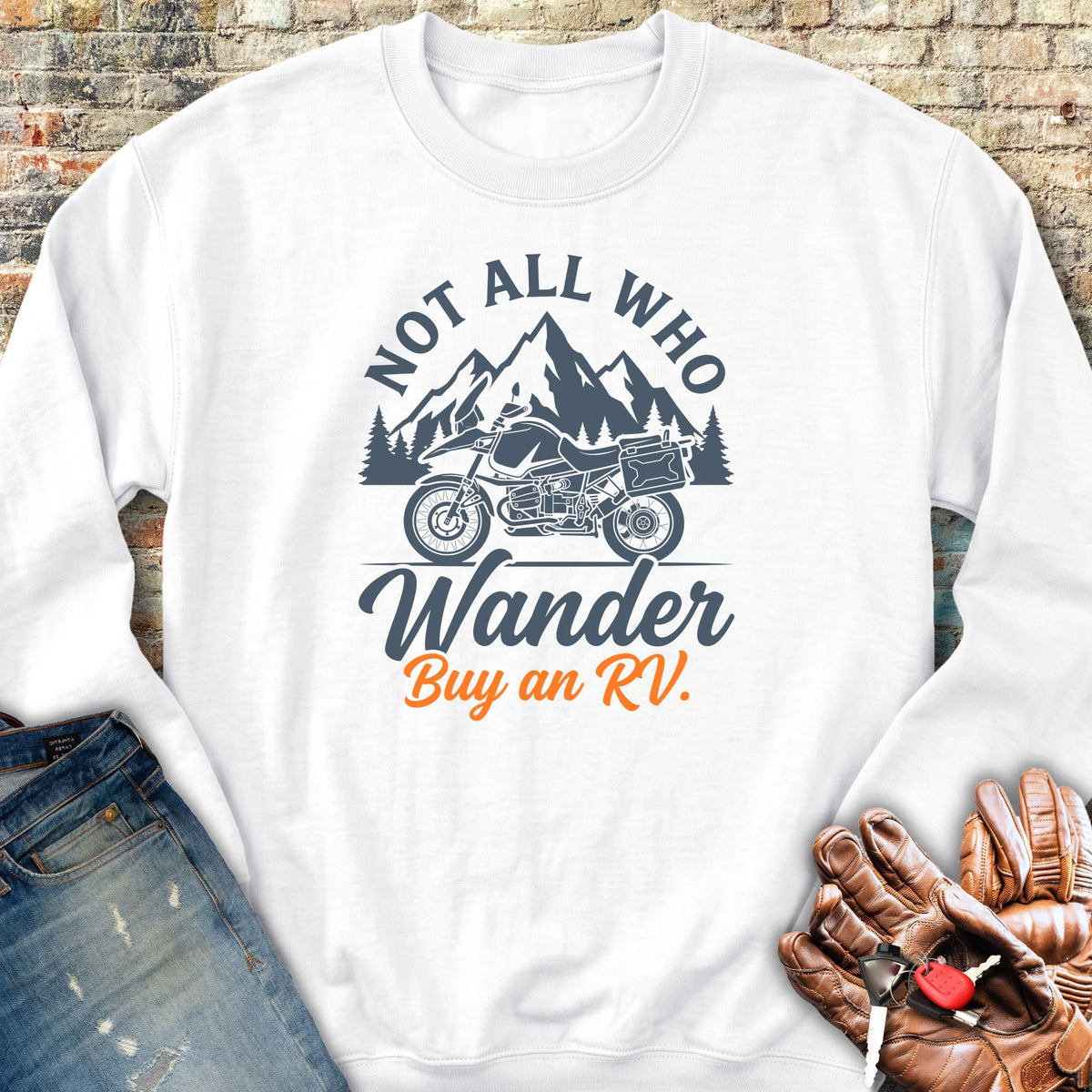 Buy An RV Sweatshirt - White