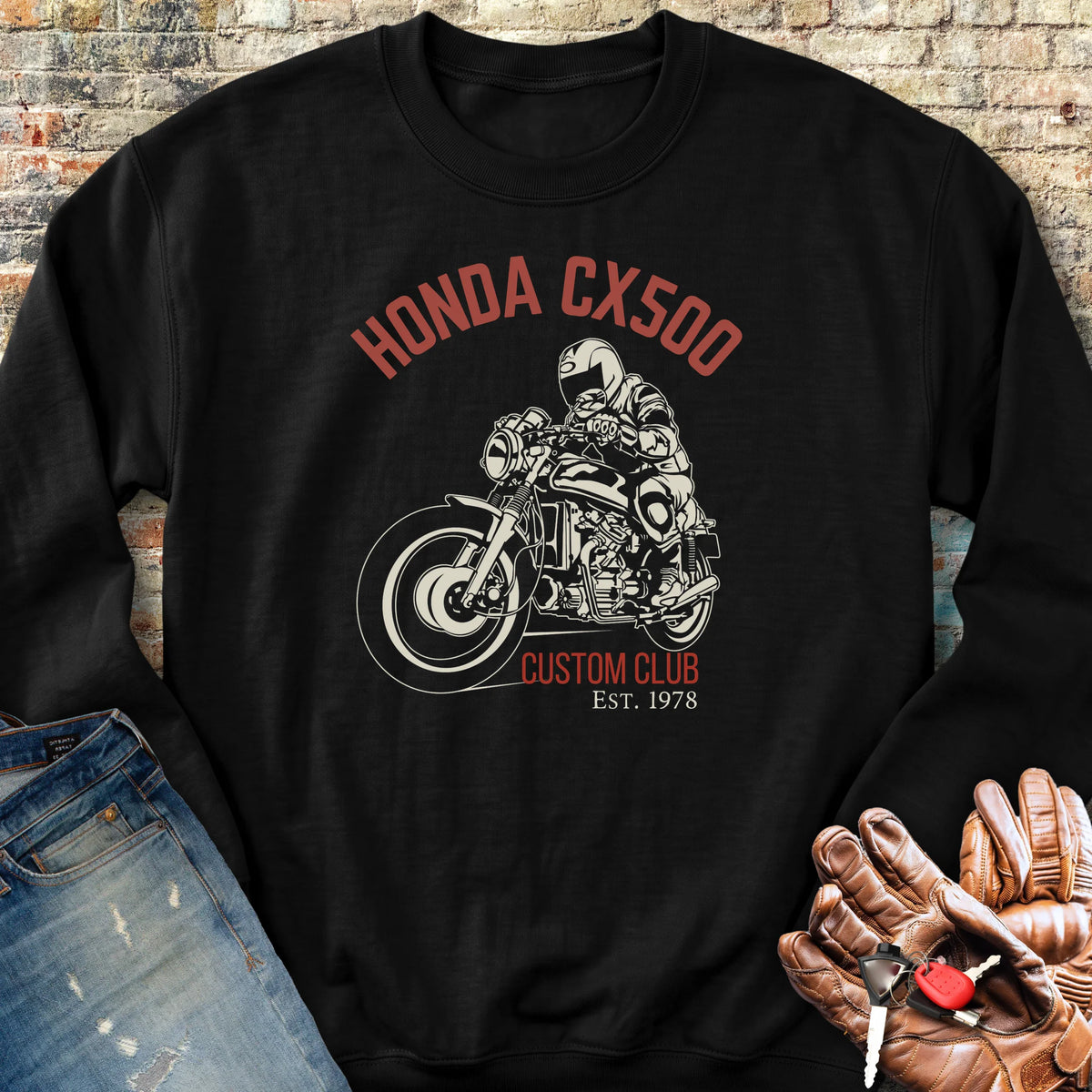 CX500 Custom Club Sweatshirt - Black