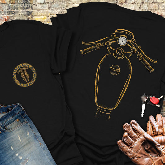 Café Racer Tank (Back Print) T-Shirt