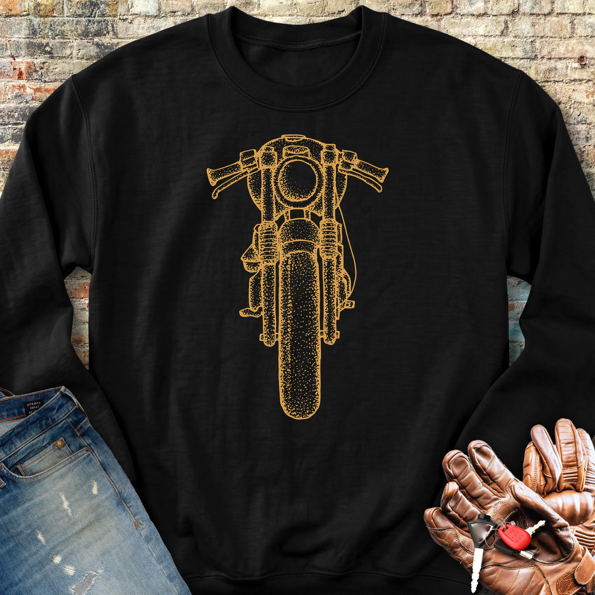 Café Racer Sweatshirt - Black