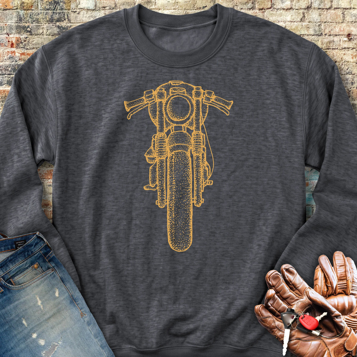 Café Racer Sweatshirt - Dark Heather