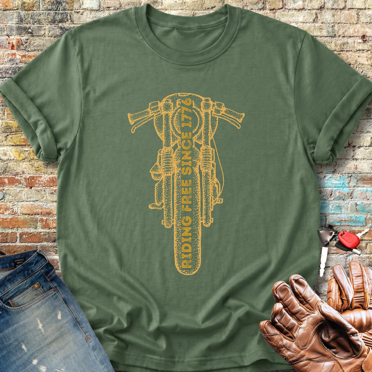 Cafe Racer 250 Classic T-Shirt - Military Green