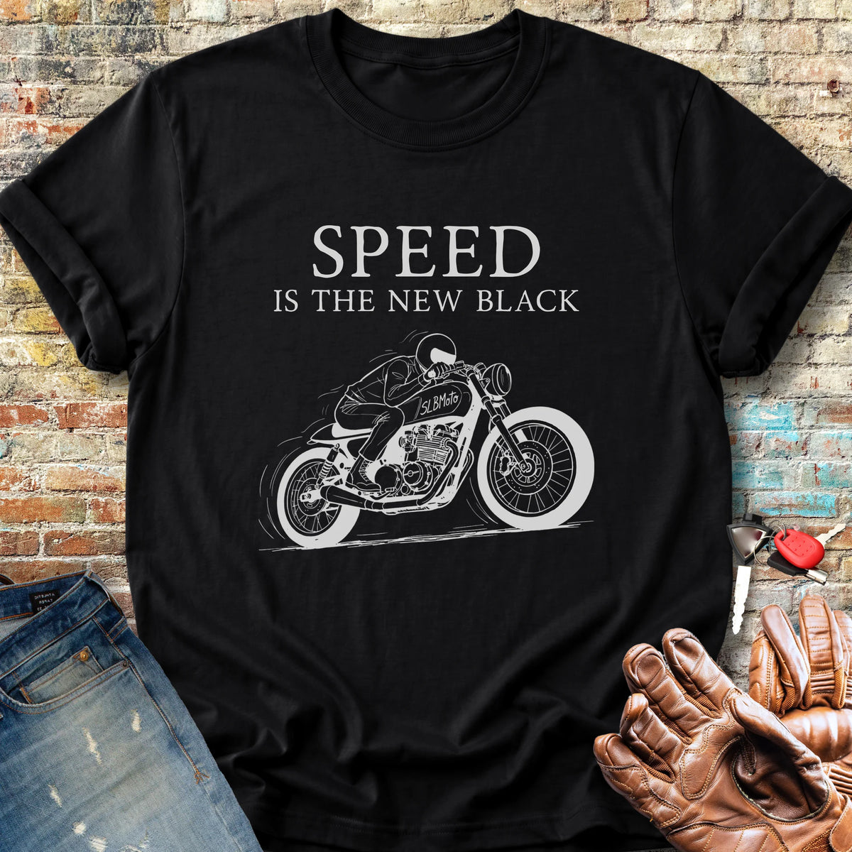 Cafe Speed Classic T-Shirt - Black