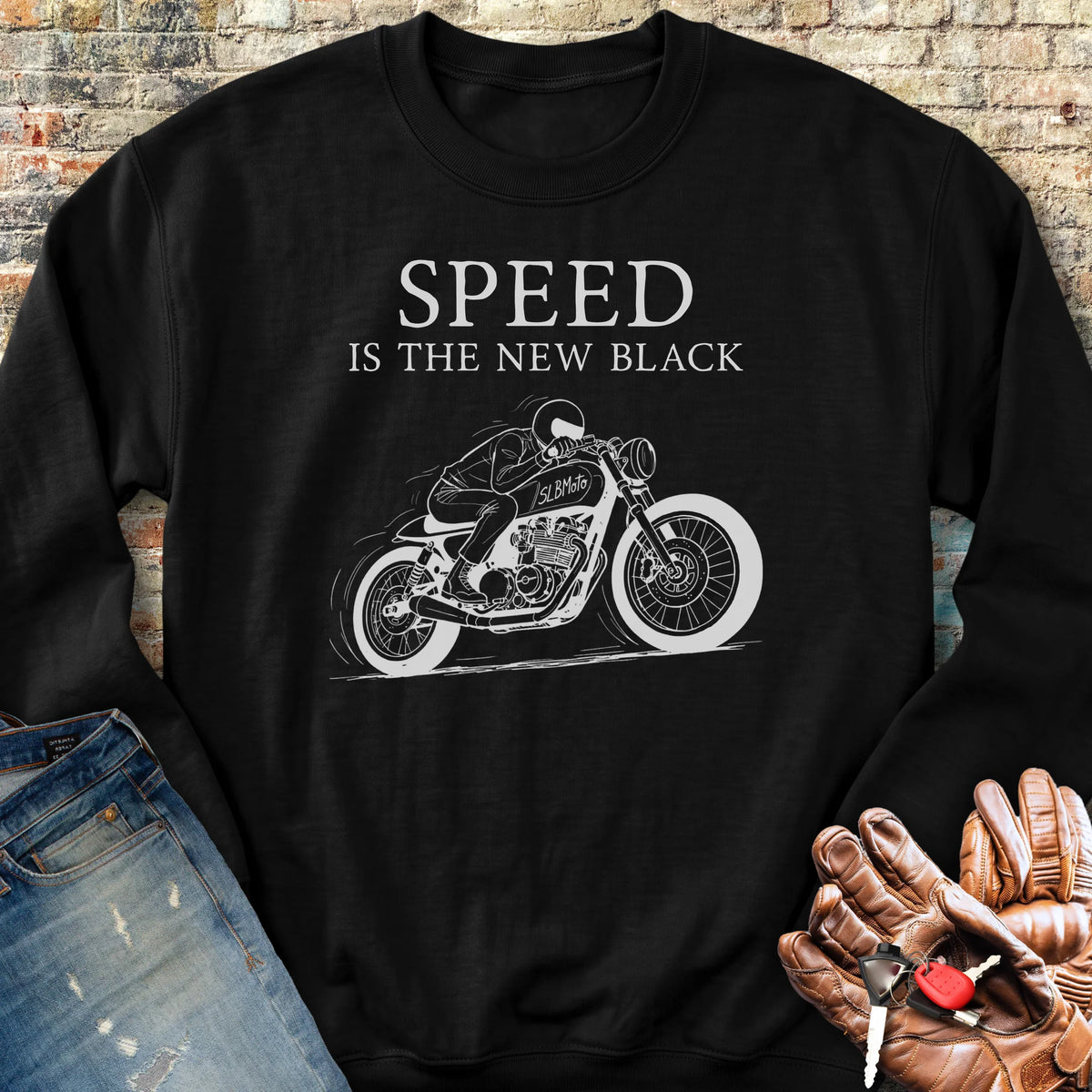 Cafe Speed Sweatshirt - Black