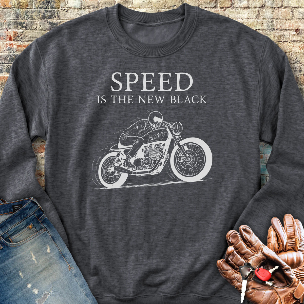 Cafe Speed Sweatshirt - Dark Heather
