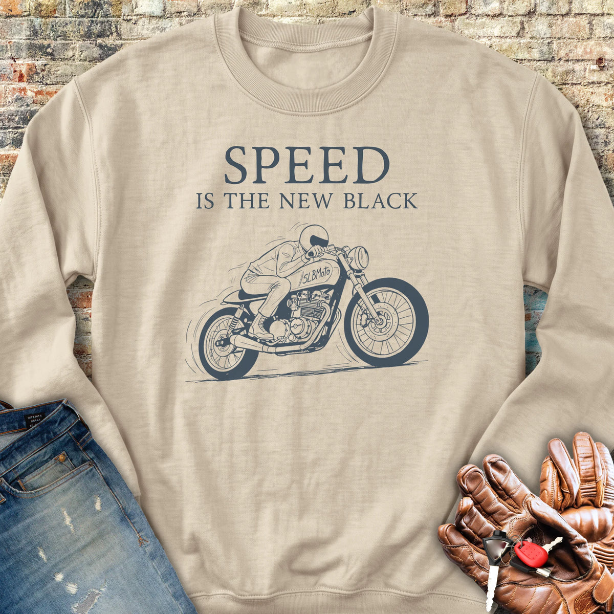 Cafe Speed Sweatshirt - Sand