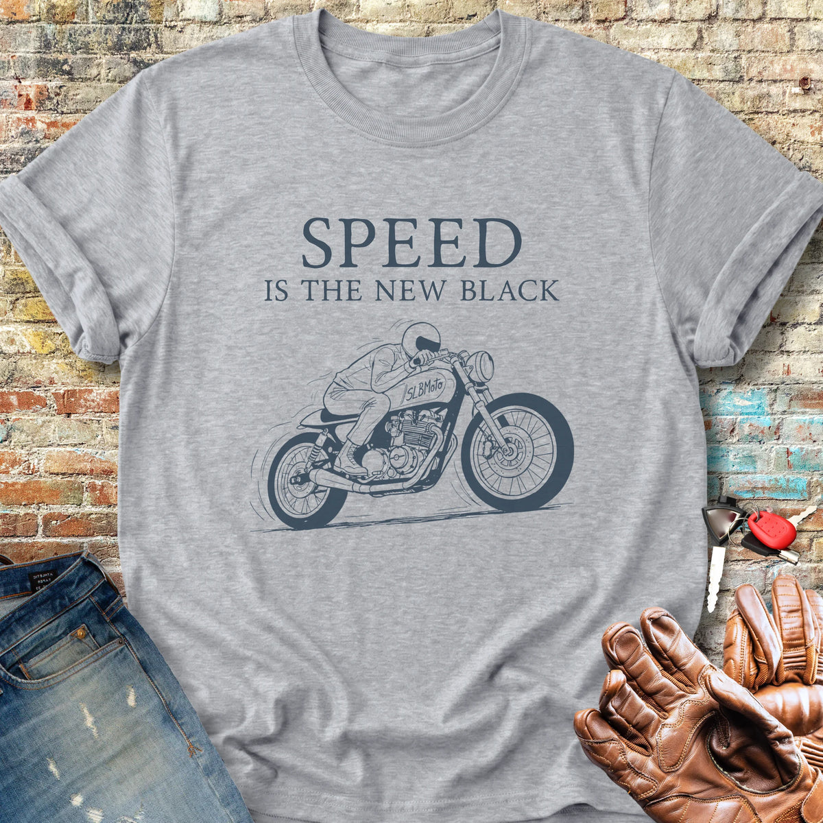 Cafe Speed Classic T-Shirt - Sport Grey