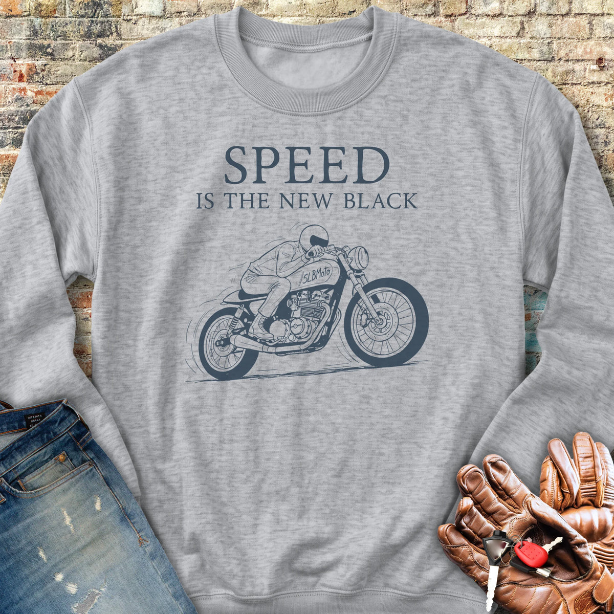 Cafe Speed Sweatshirt - Sport Grey