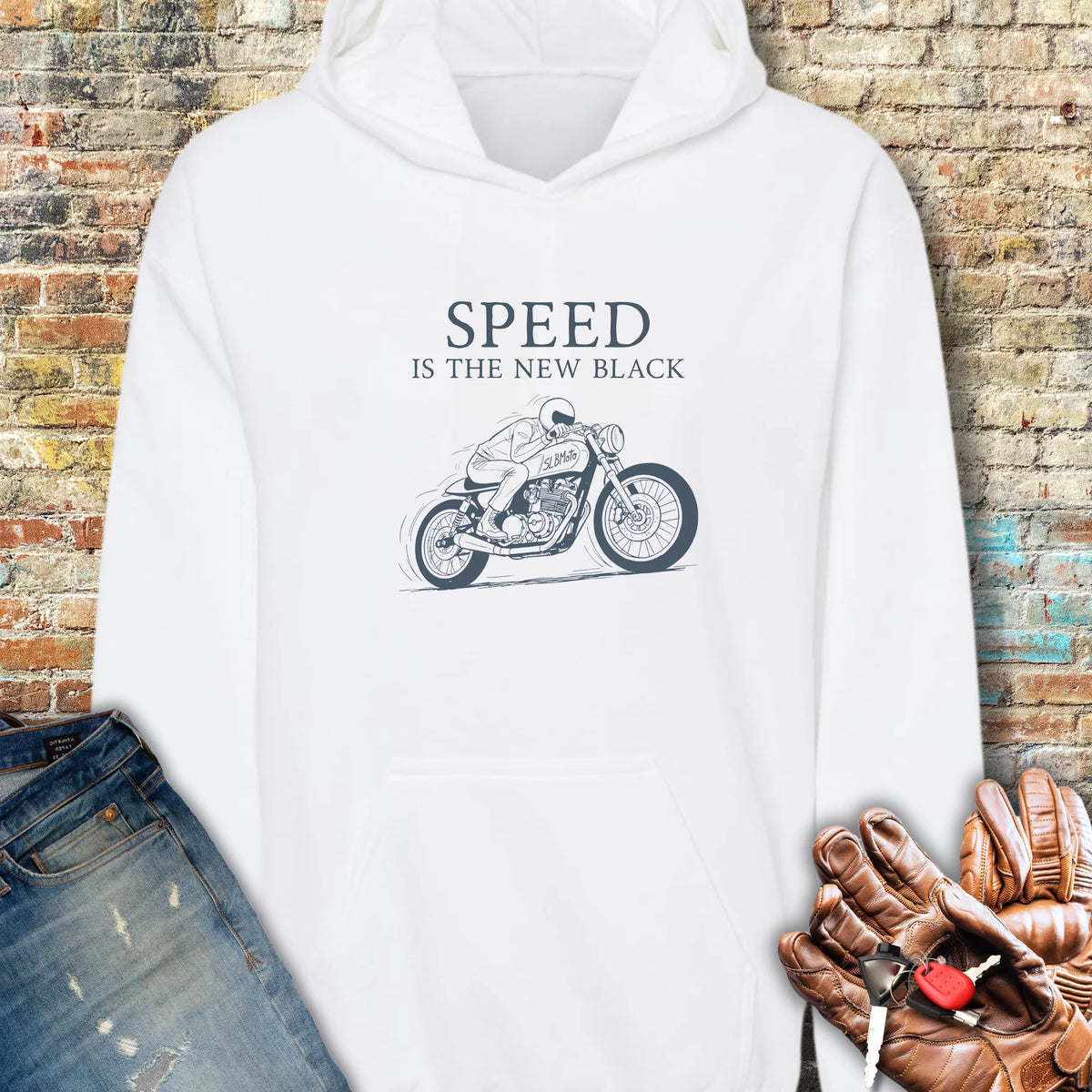 Cafe Speed Hoodie - White