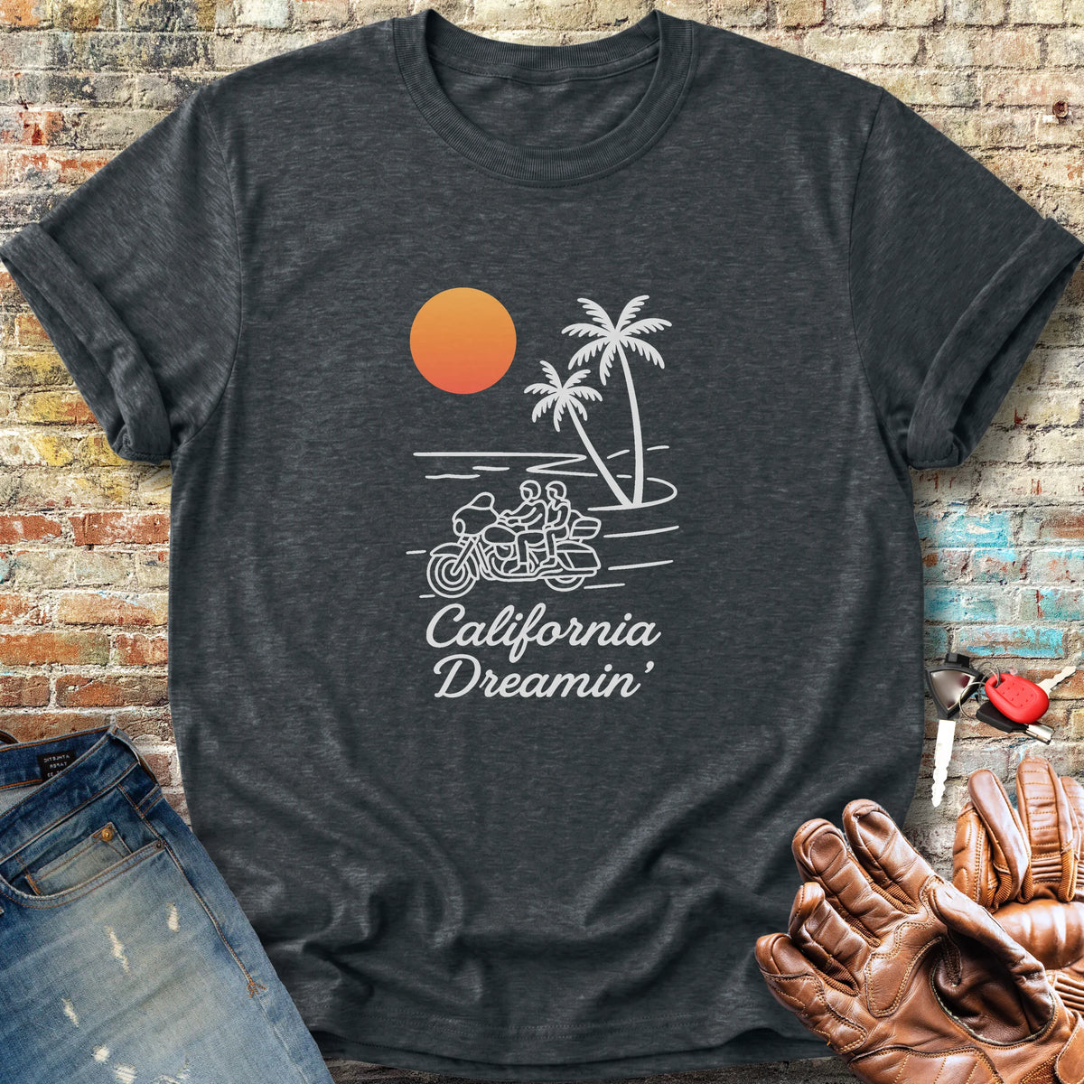 California Dreamin Classic T-Shirt - Dark Heather