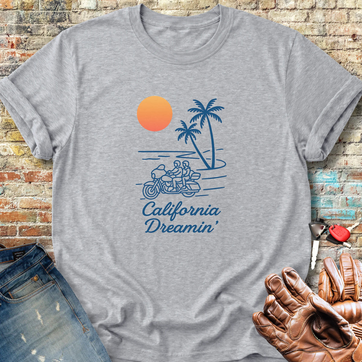California Dreamin Classic T-Shirt - Sport Grey