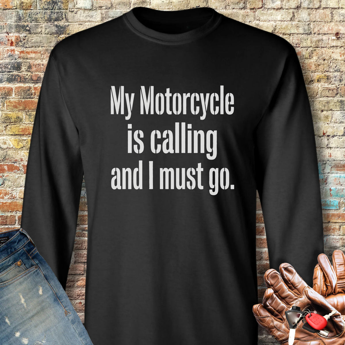 Calling Long Sleeve T-Shirt - Black