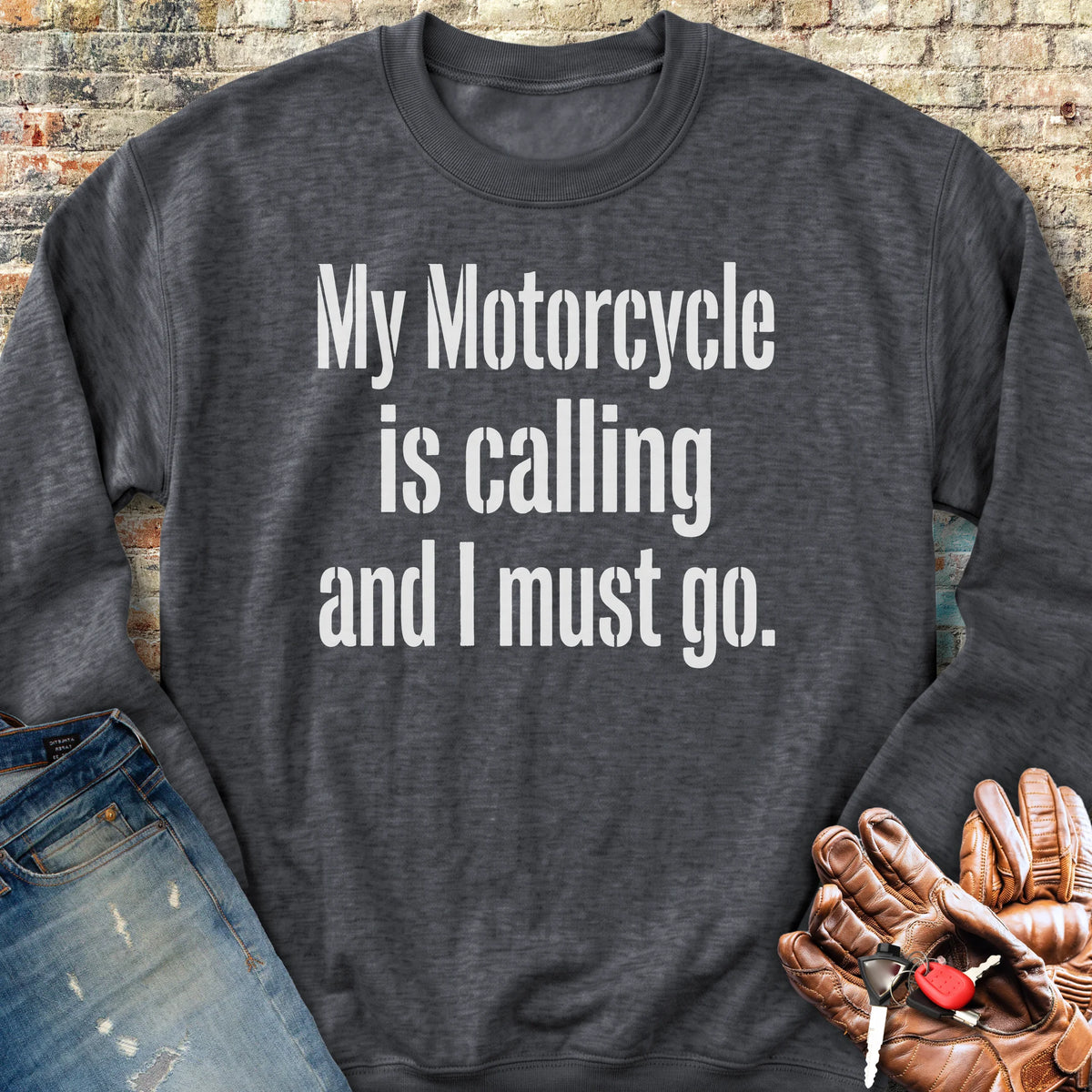 Calling Sweatshirt - Dark Heather