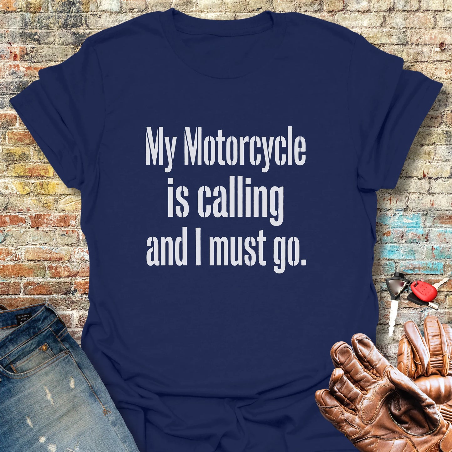 Calling T-Shirt - Navy
