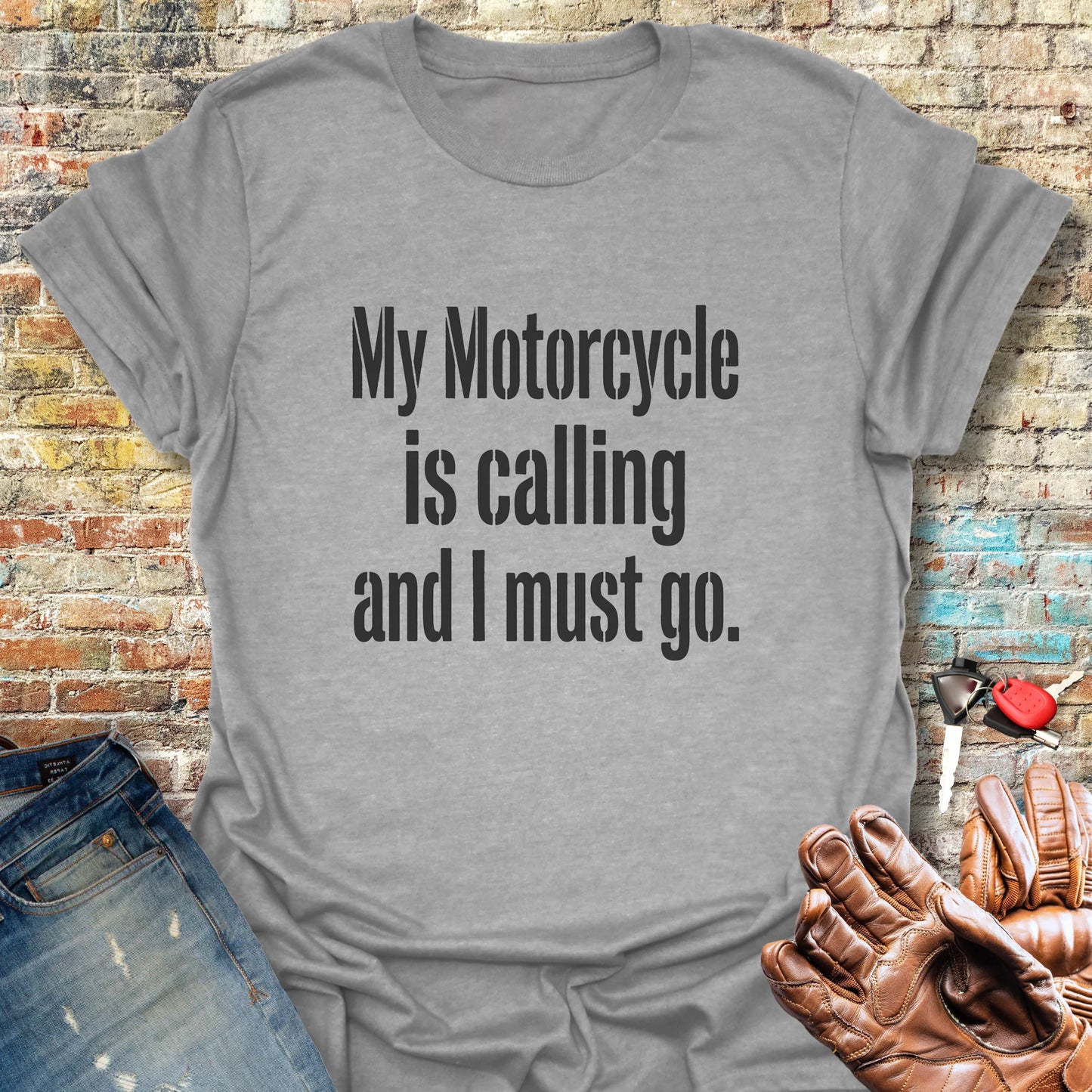 Calling T-Shirt - Sport Grey