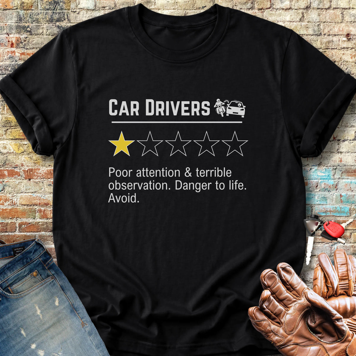 Car Drivers Classic T-Shirt - Black