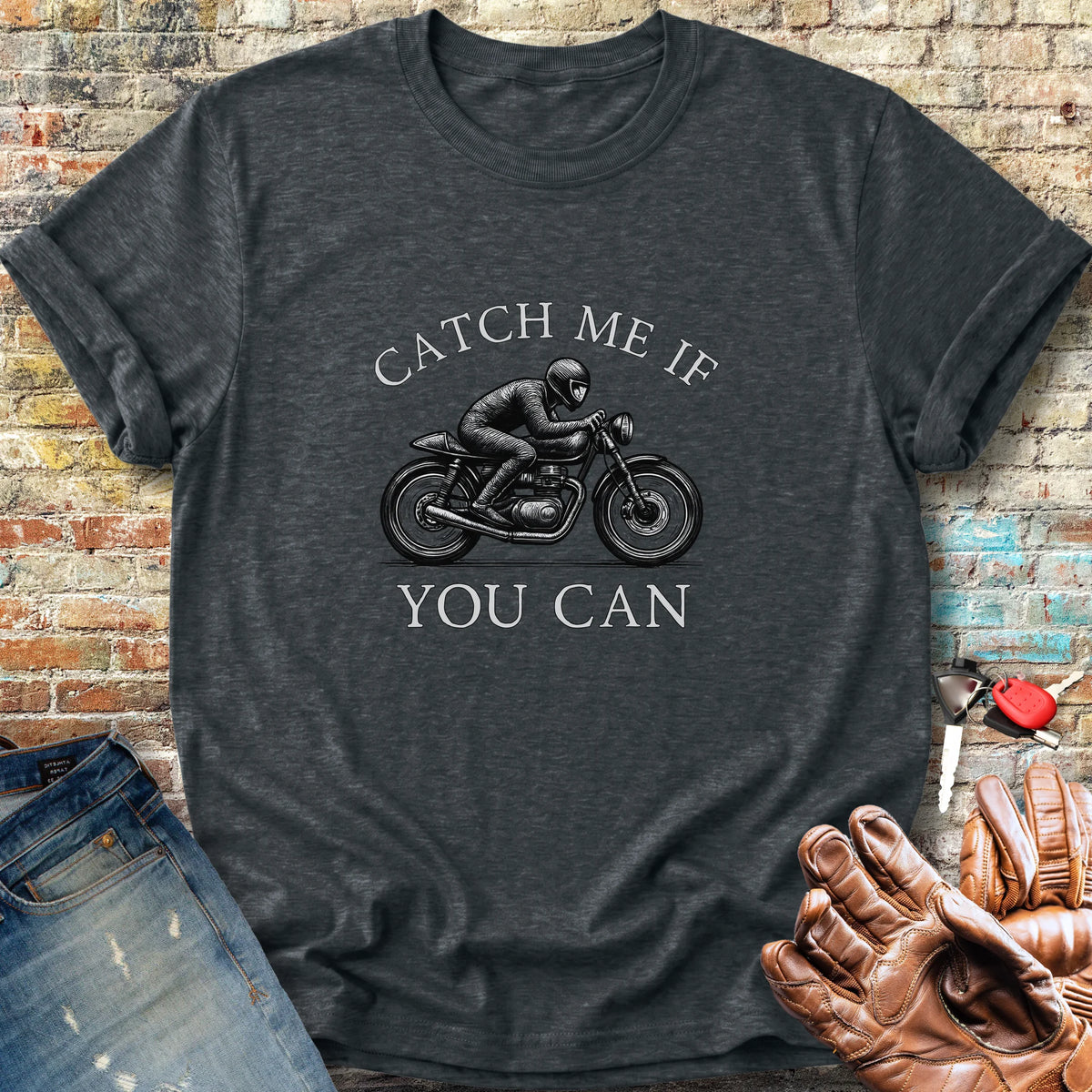 Catch Me Classic T-Shirt - Dark Heather