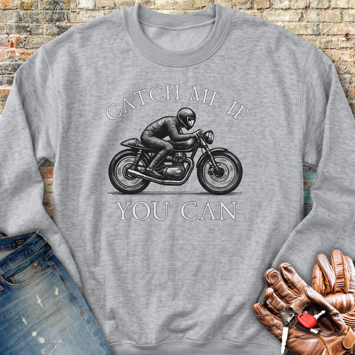 Catch Me Sweatshirt - Sport Grey
