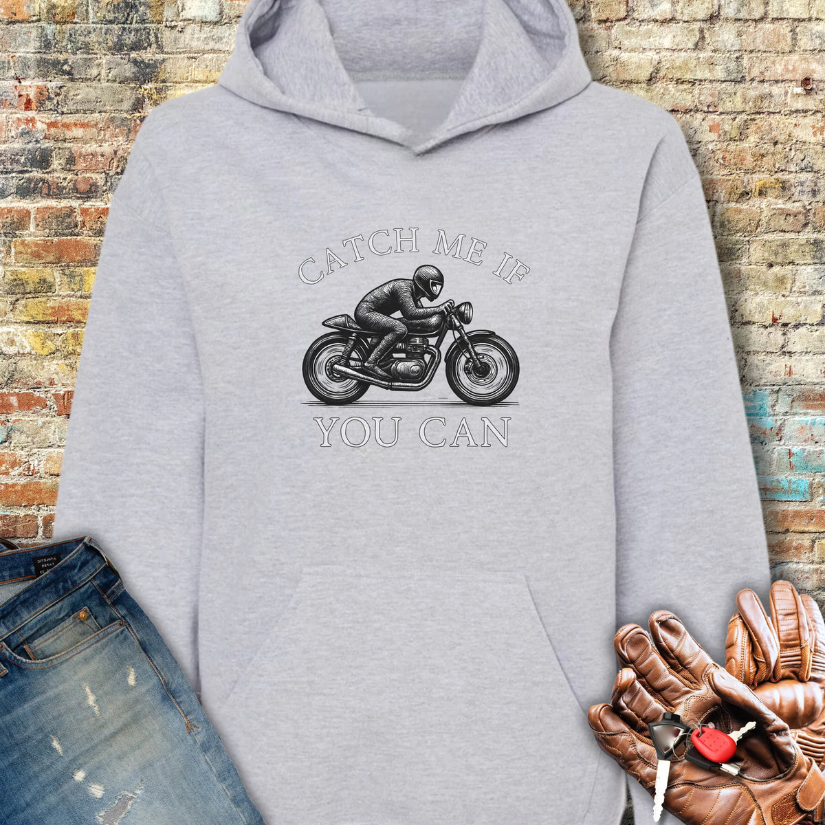 Catch Me Hoodie - Sport Grey