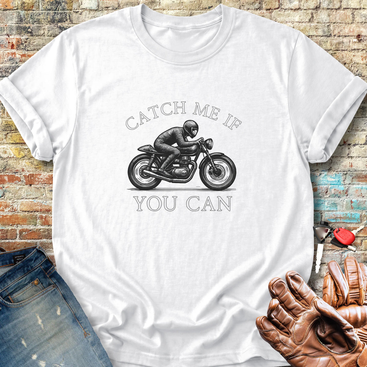 Catch Me Classic T-Shirt - White