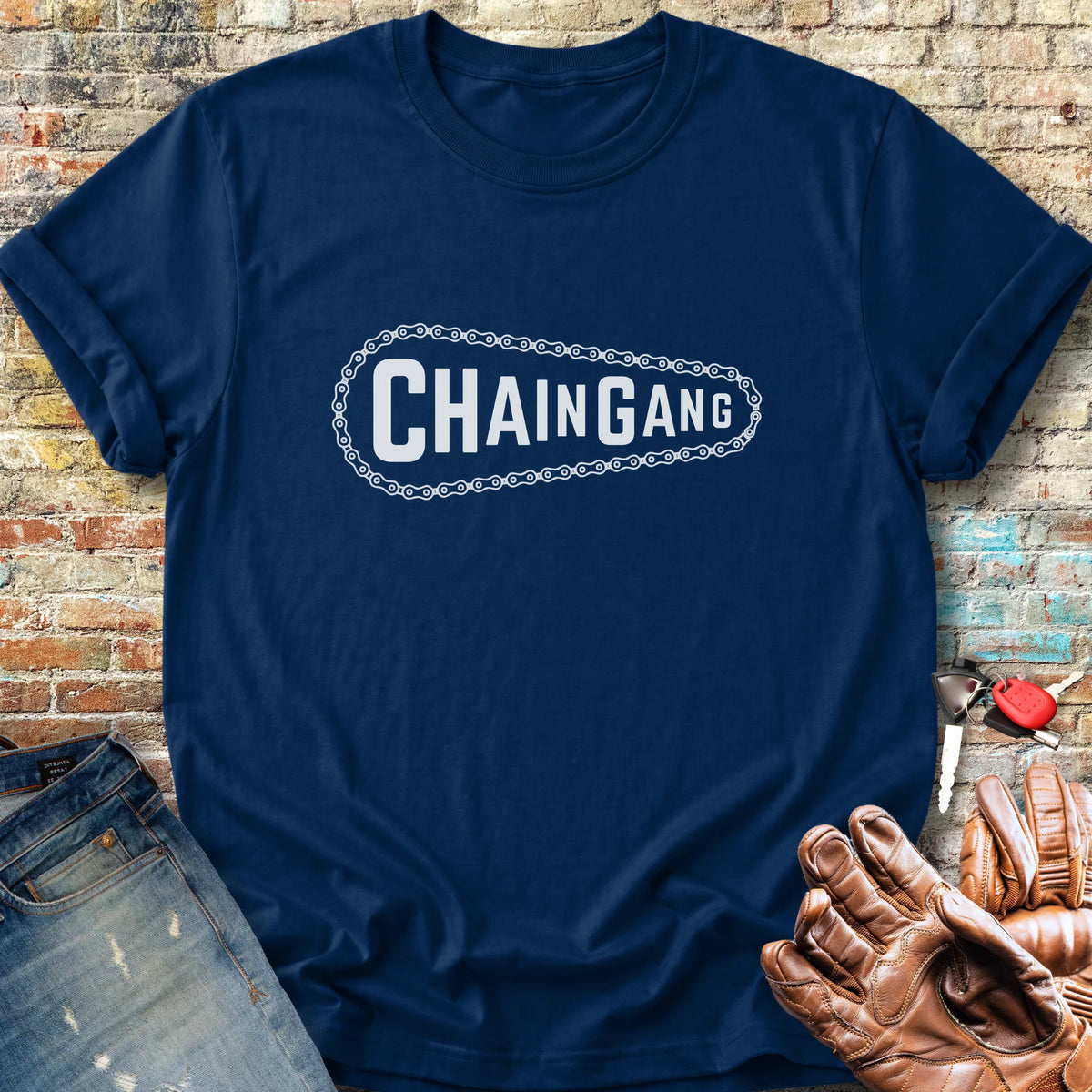 Chain Gang Classic T-Shirt - Navy