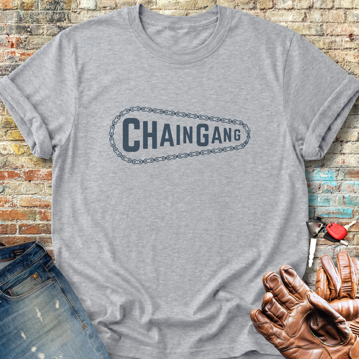 Chain Gang Classic T-Shirt - Sport Grey