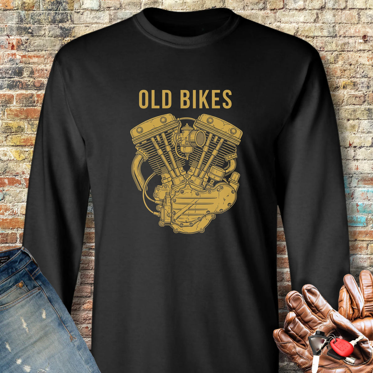 Character Included Long Sleeve T-Shirt - Black