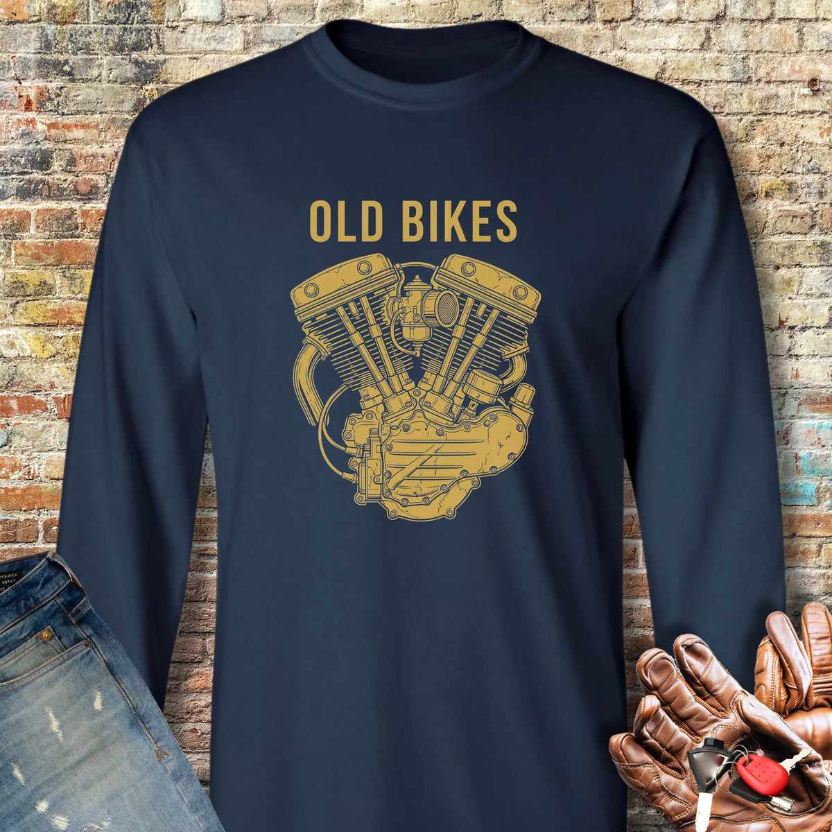 Character Included Long Sleeve T-Shirt - Navy