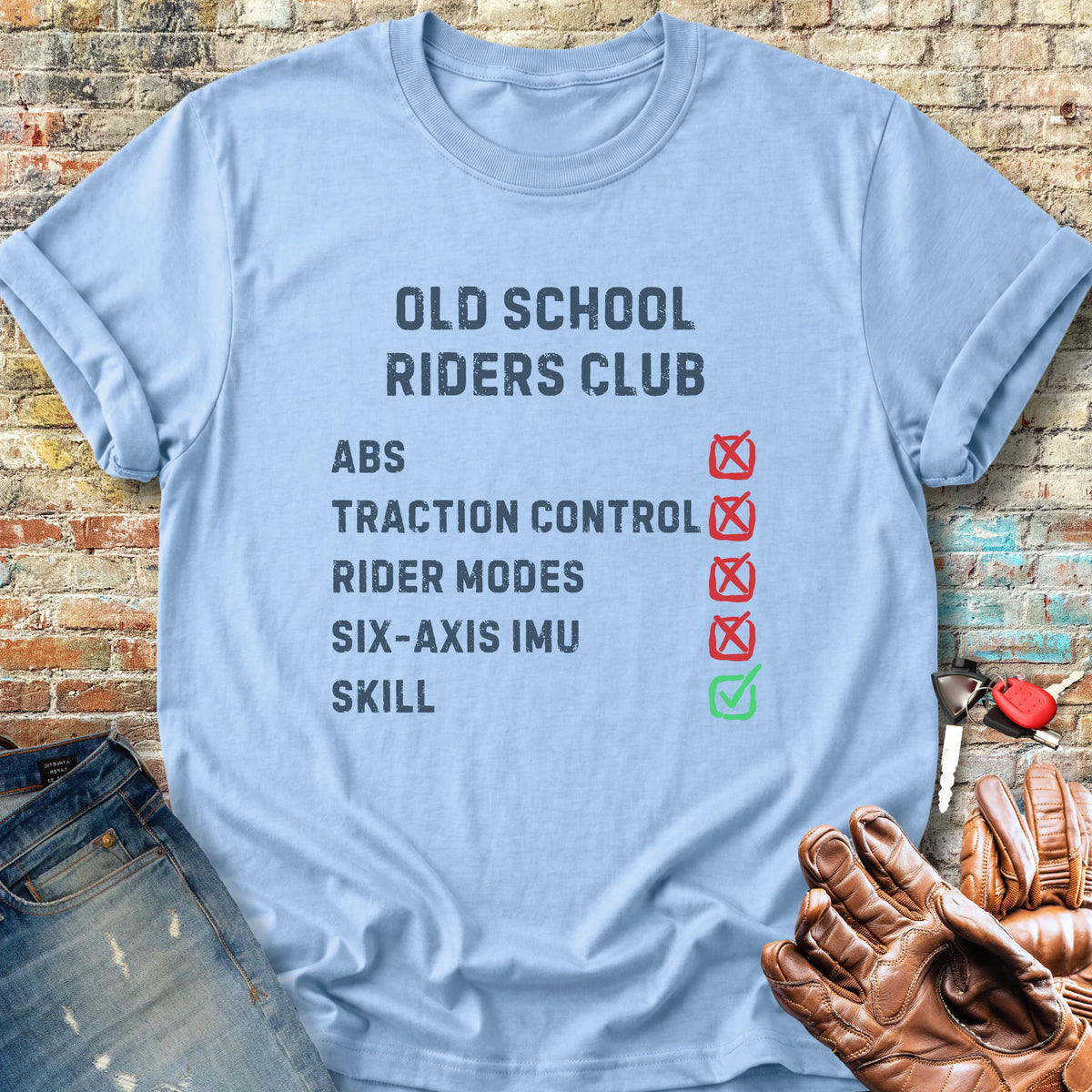 Checkbox Classic T-Shirt - Light Blue