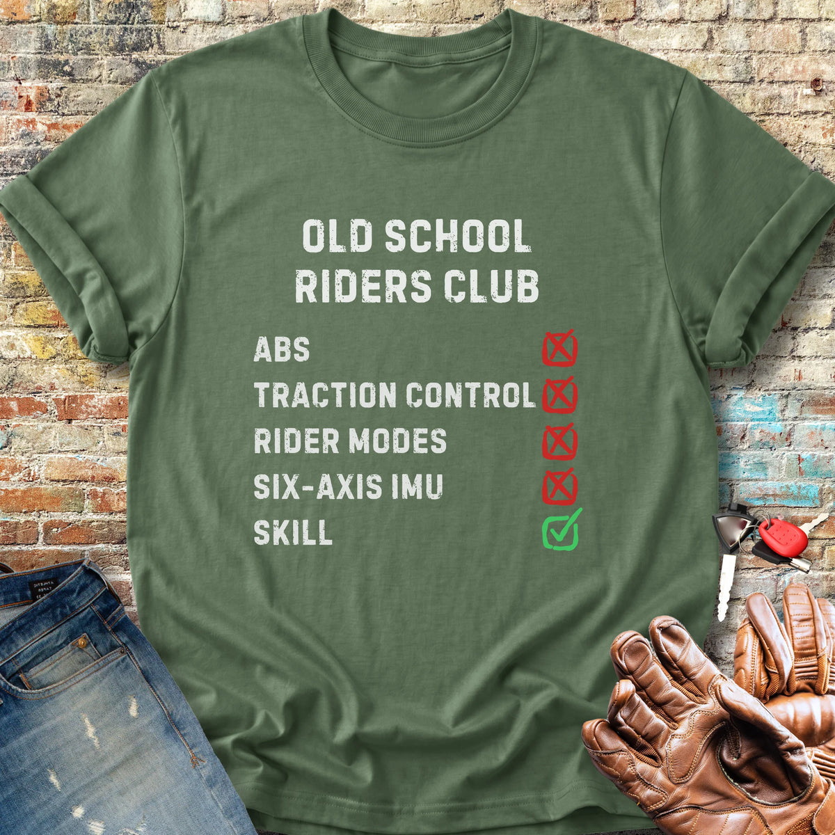 Checkbox Classic T-Shirt - Military Green